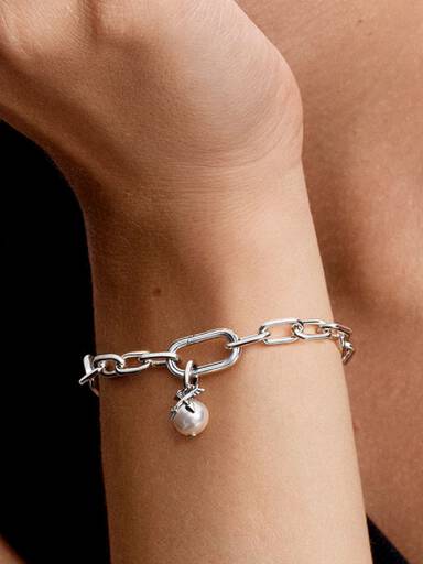 Charm Mini Colgante Perla y Flechas
