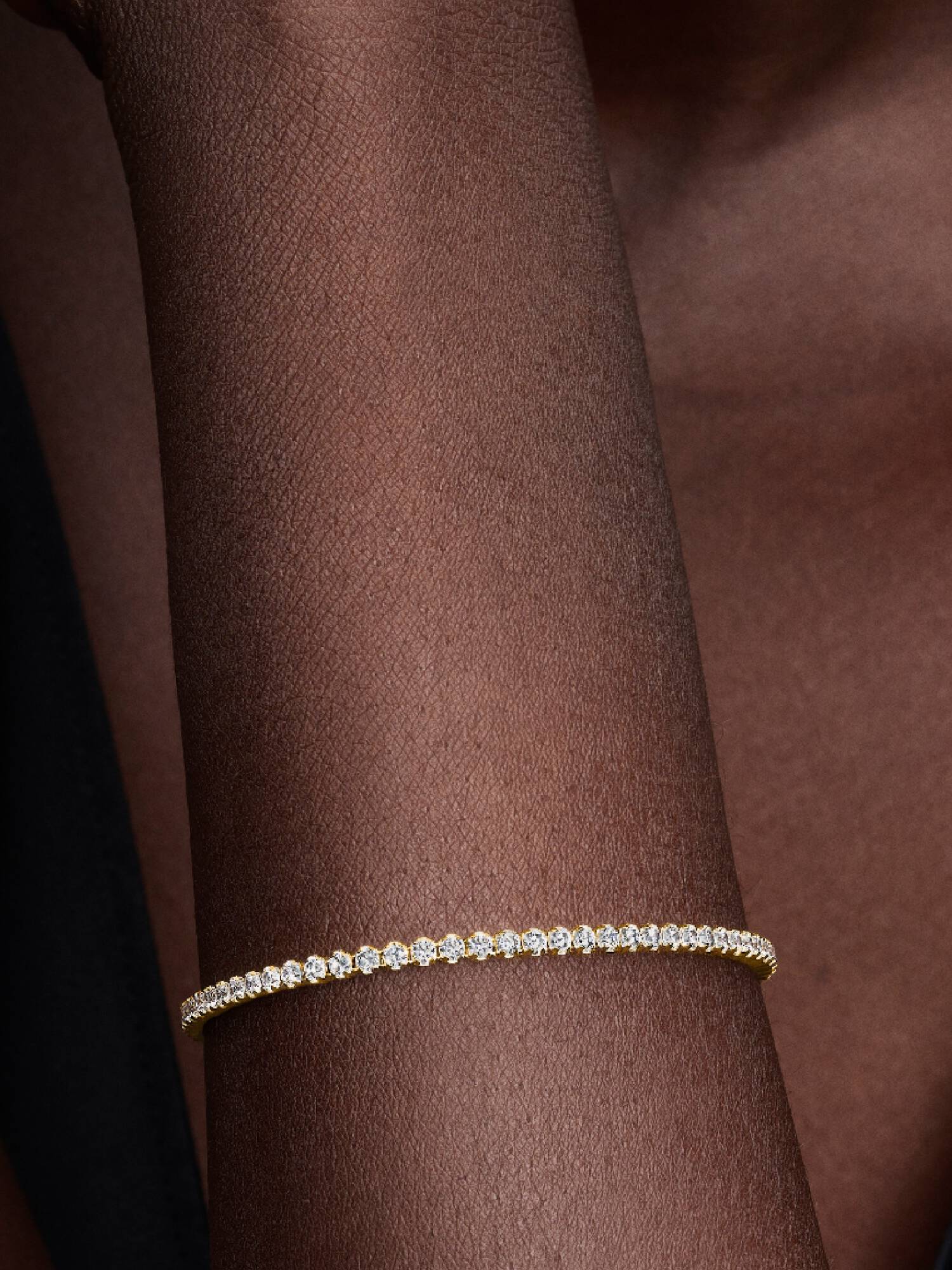 Brazalete de tenis brillante