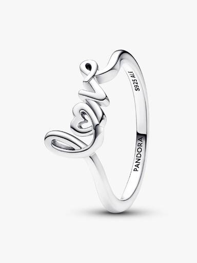 Anillo Love Escrito a Mano