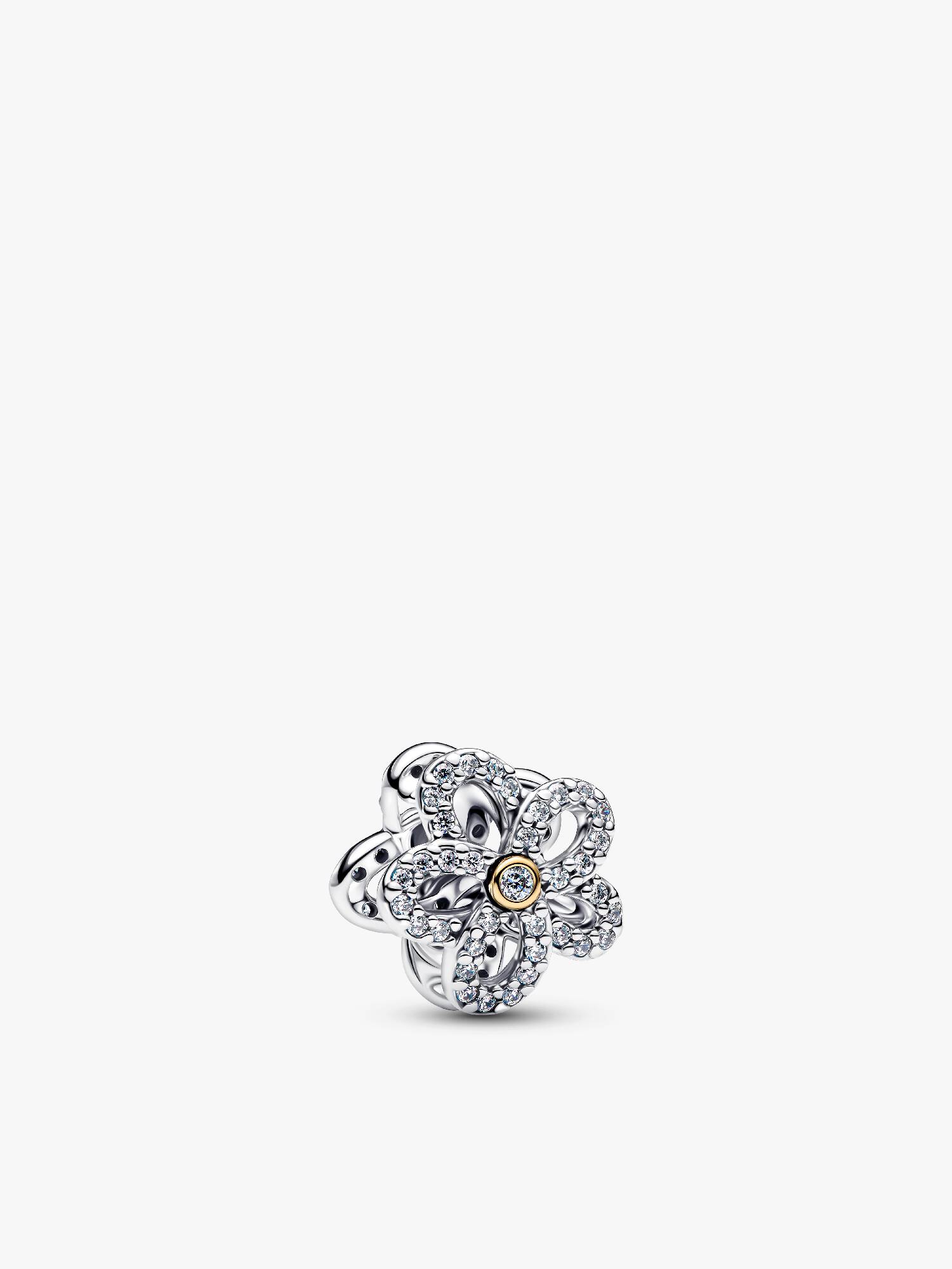 Charm calado Flor en Pavé 