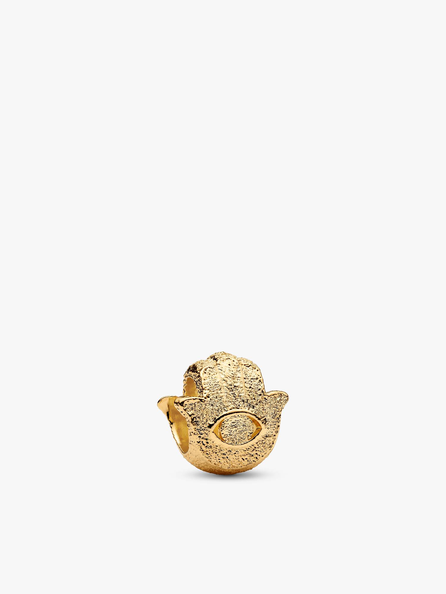 Mini Charm Mano Hamsa con textura