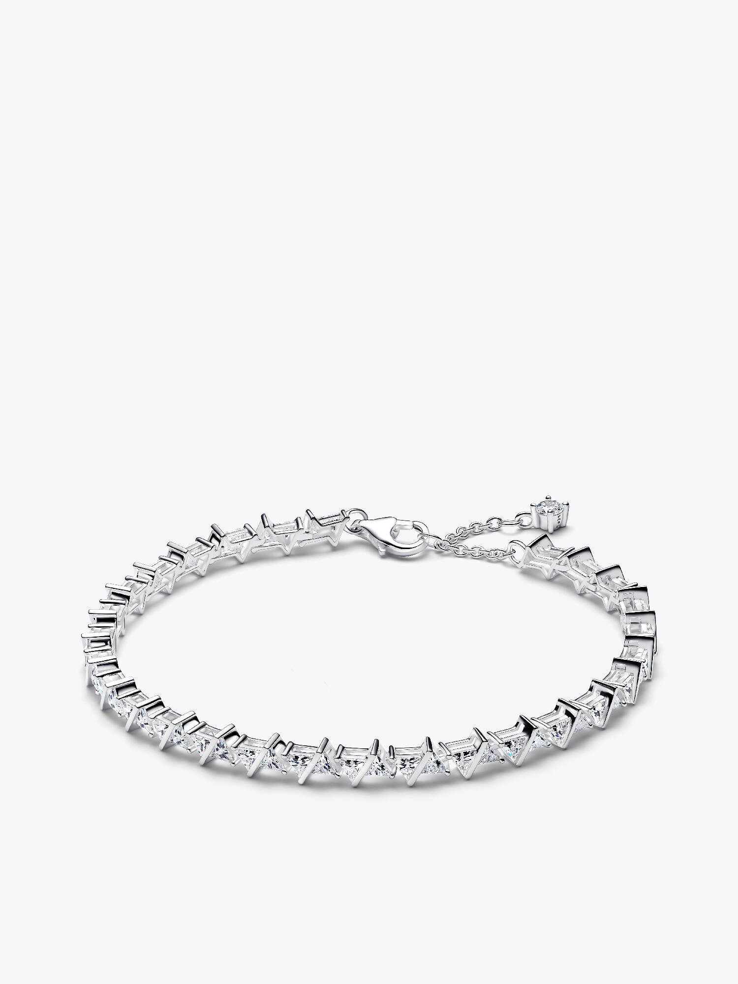 Pulsera de tenis Triángulo reluciente