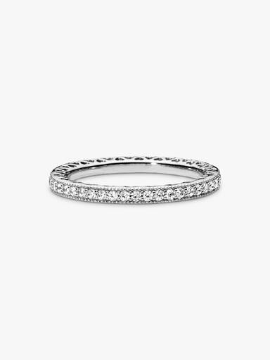 Anillo corazones con brillo