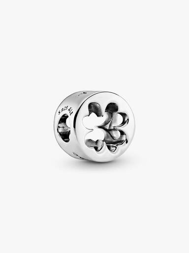 Charm trébol de cuatro hojas Suerte y Valentía