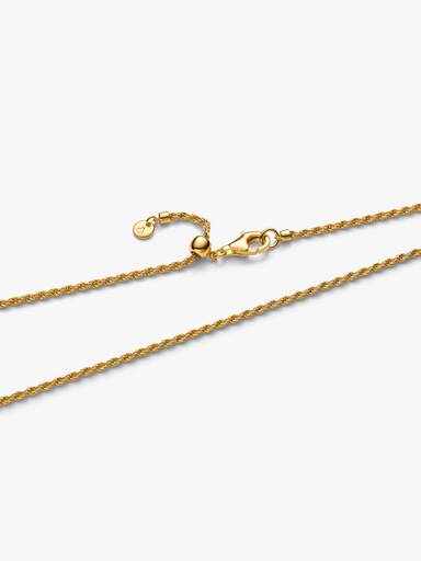 Collar de cadena de cuerda