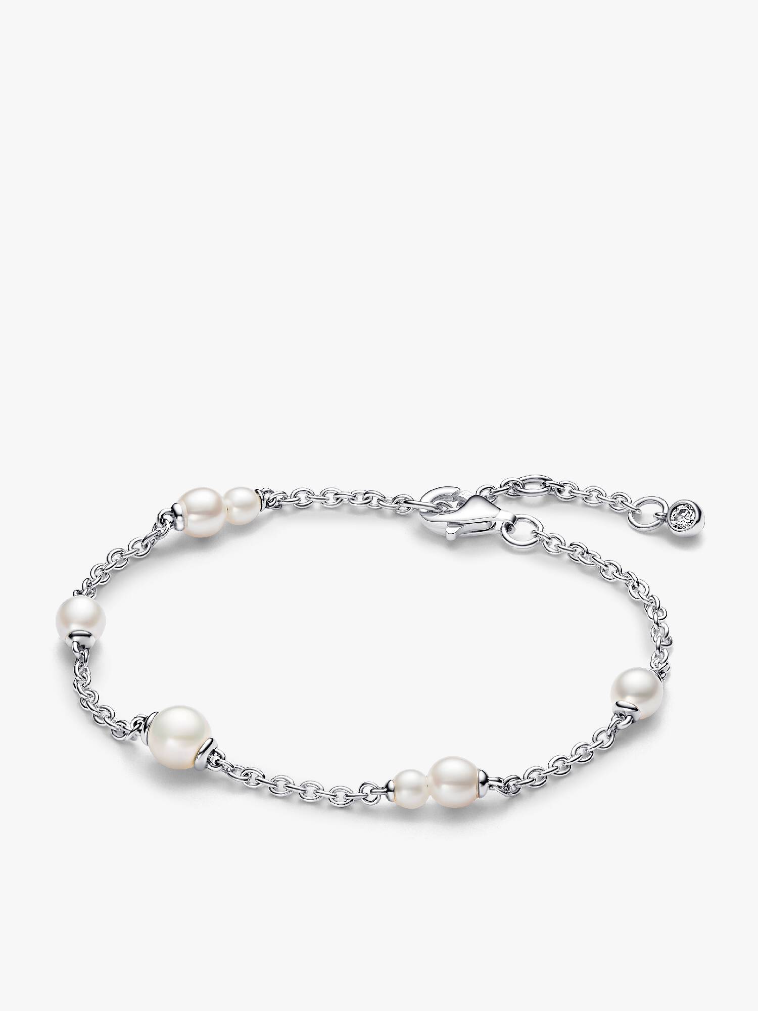 Brazalete Cadena Estación de Perlas Cultivadas de Agua Dulce Tratadas
