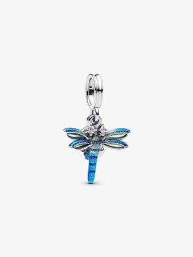 Charm colgante doble Libélula