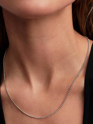 Collar cadena de bolas
