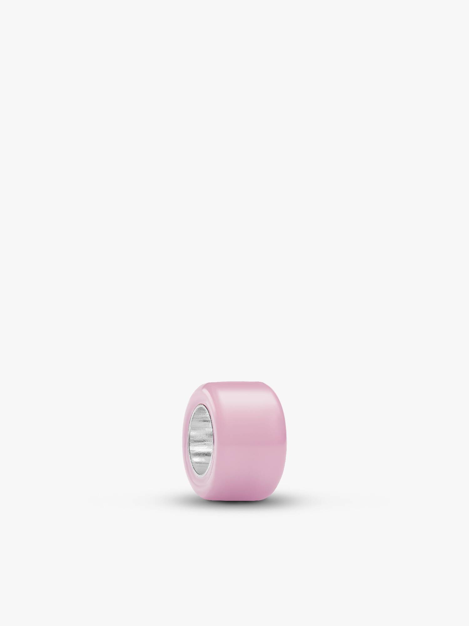 Mini charm de cristal Murano rosa
