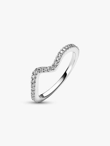 Anillo Onda resplandeciente