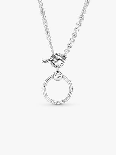 Collar con Pendiente O Pandora Moments con barra T