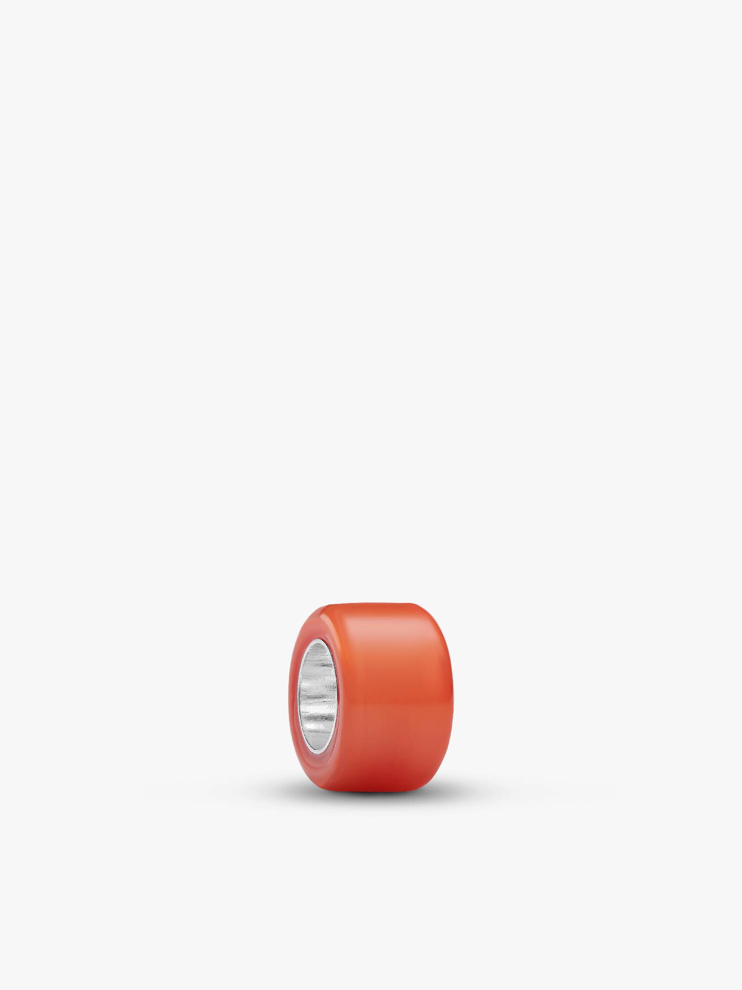 Mini Charm de Cristal Murano Naranja