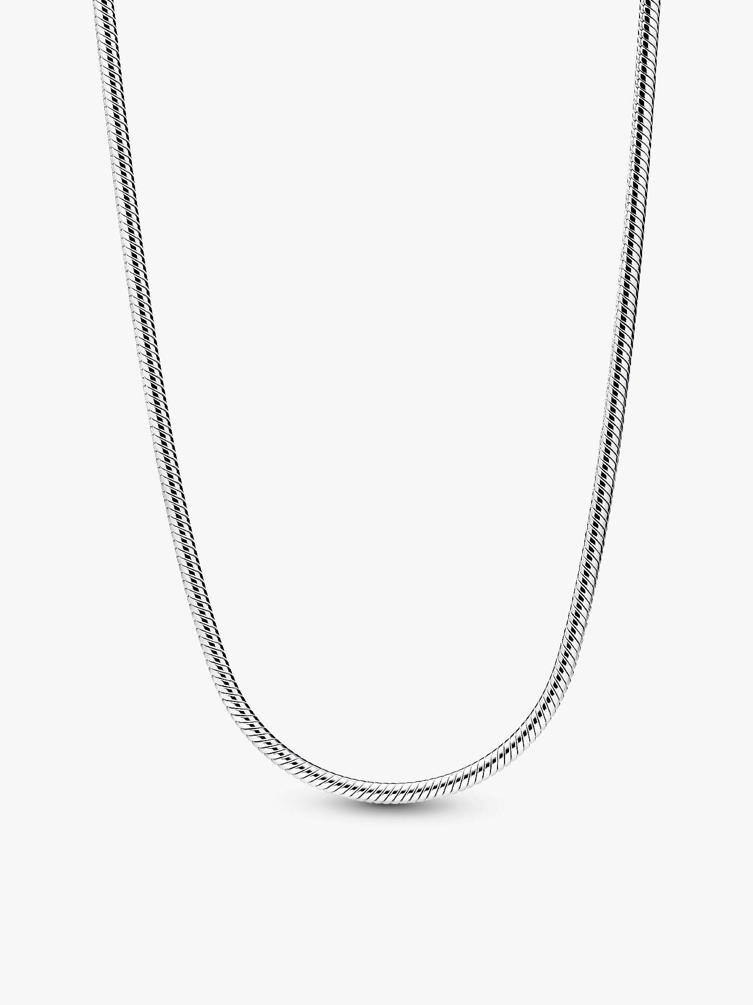 Collar cadena de serpiente delgada