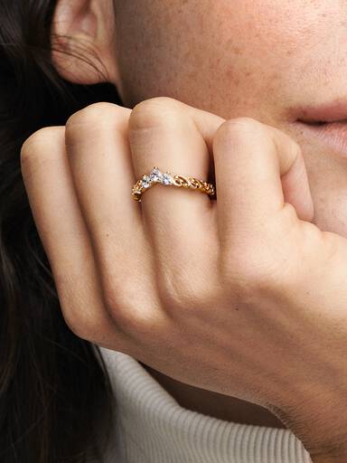 Anillo Tiara Remolino Real
