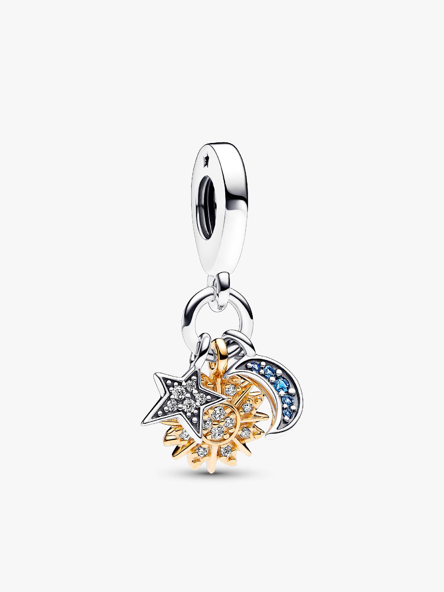 Charm Colgante doble de dos tonos Celestial