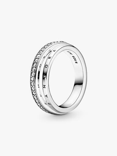 Anillo Triple Alianza en Pavé
