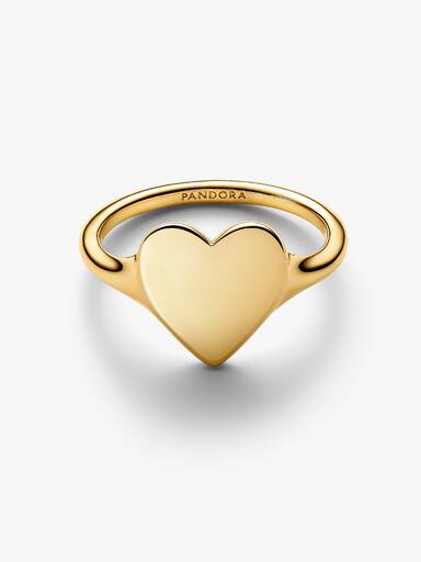 Anillo corazón grabable