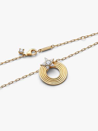 Collar con pendiente Estrella Fugaz reluciente