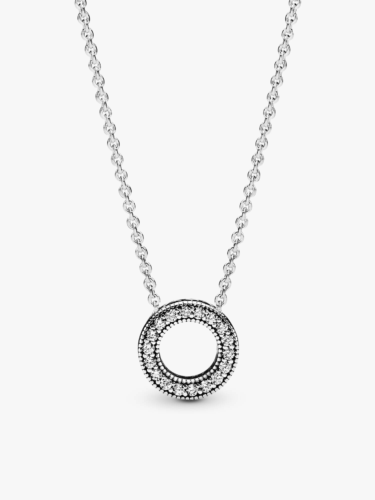 Collar collier círculo de pavé