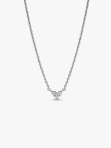 Collar Collier Corazón Triple Gema