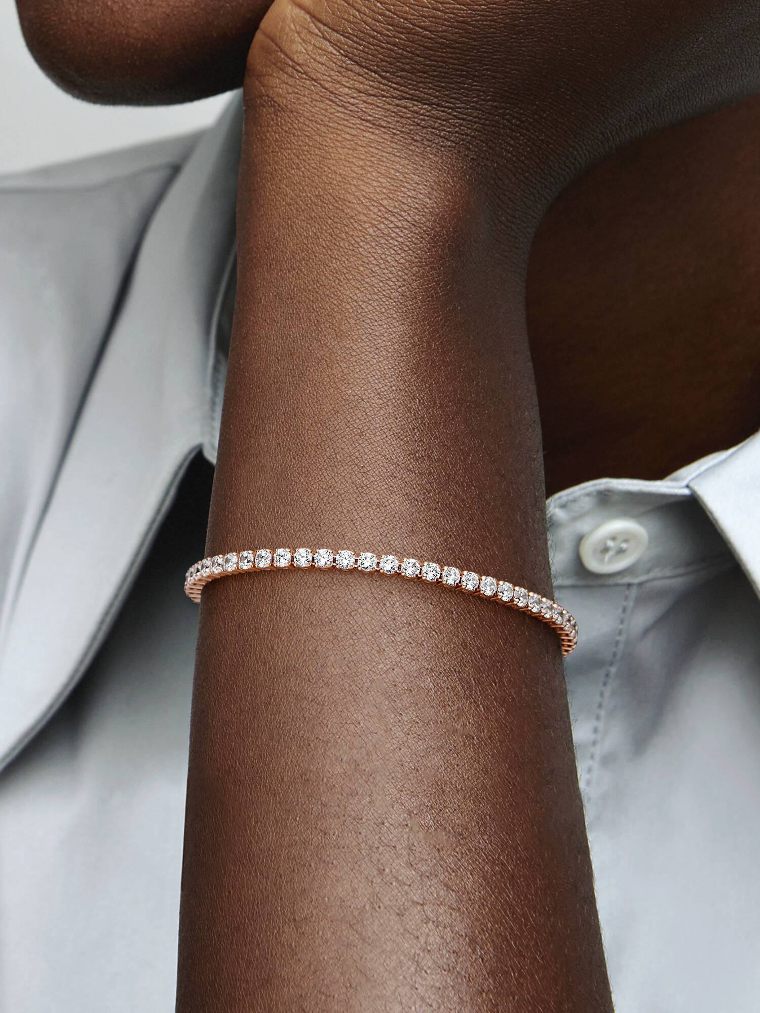 Brazalete de tenis reluciente