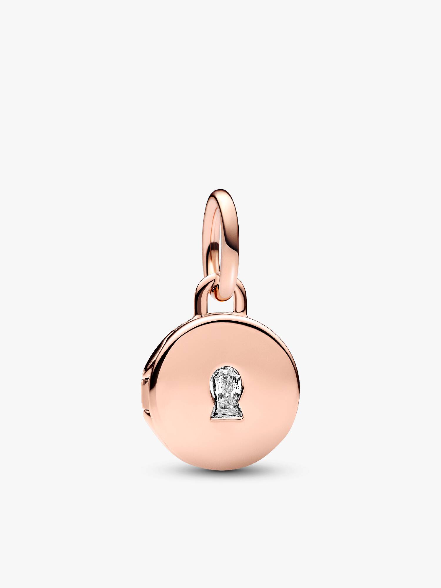 Charm Colgante Medallón Amor grabable que se puede abrir
