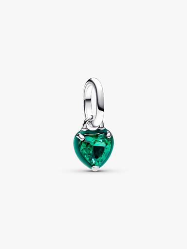 Charm Mini Colgante Corazón Chakra verde