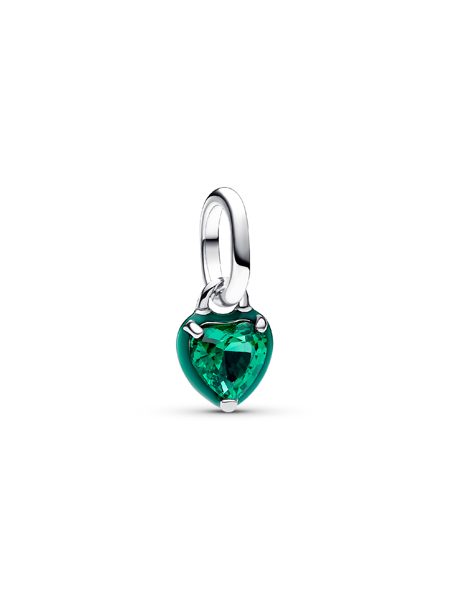 Charm Mini Colgante Corazón Chakra verde