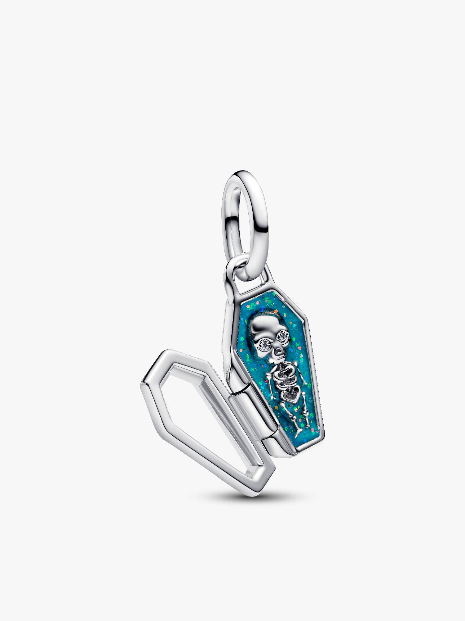 Charm que se puede abrir Ataúd que Brilla en la Oscuridad