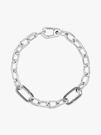 Brazalete de cadena de eslabones pequeños