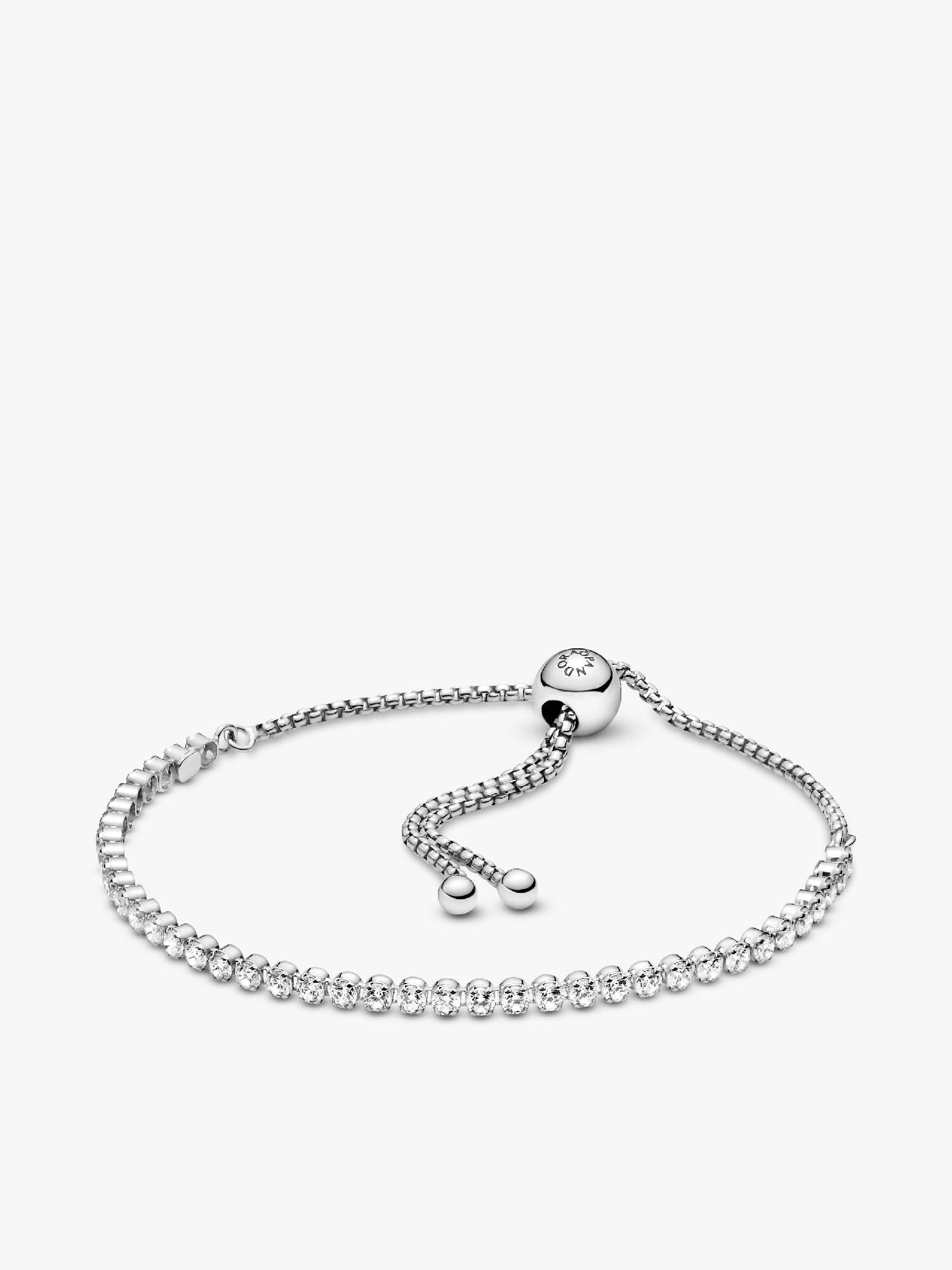 Brazalete de tenis deslizante reluciente