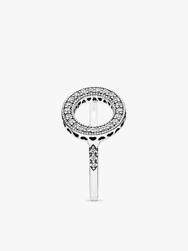 Anillo Halo brillante