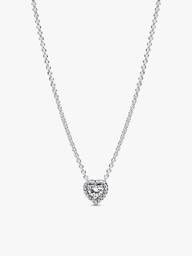 Set de Collares en Capas Choker Tennis y Corazón