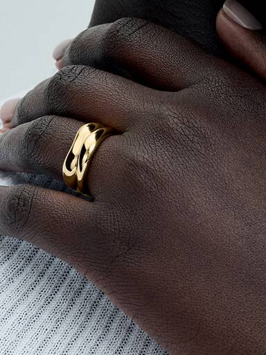 Anillos Banda Forma Orgánica