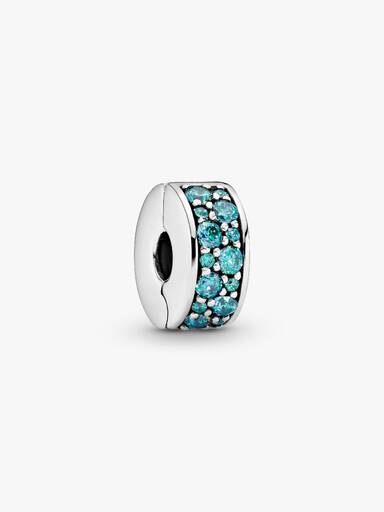 Sujetador de pavé azul cerceta