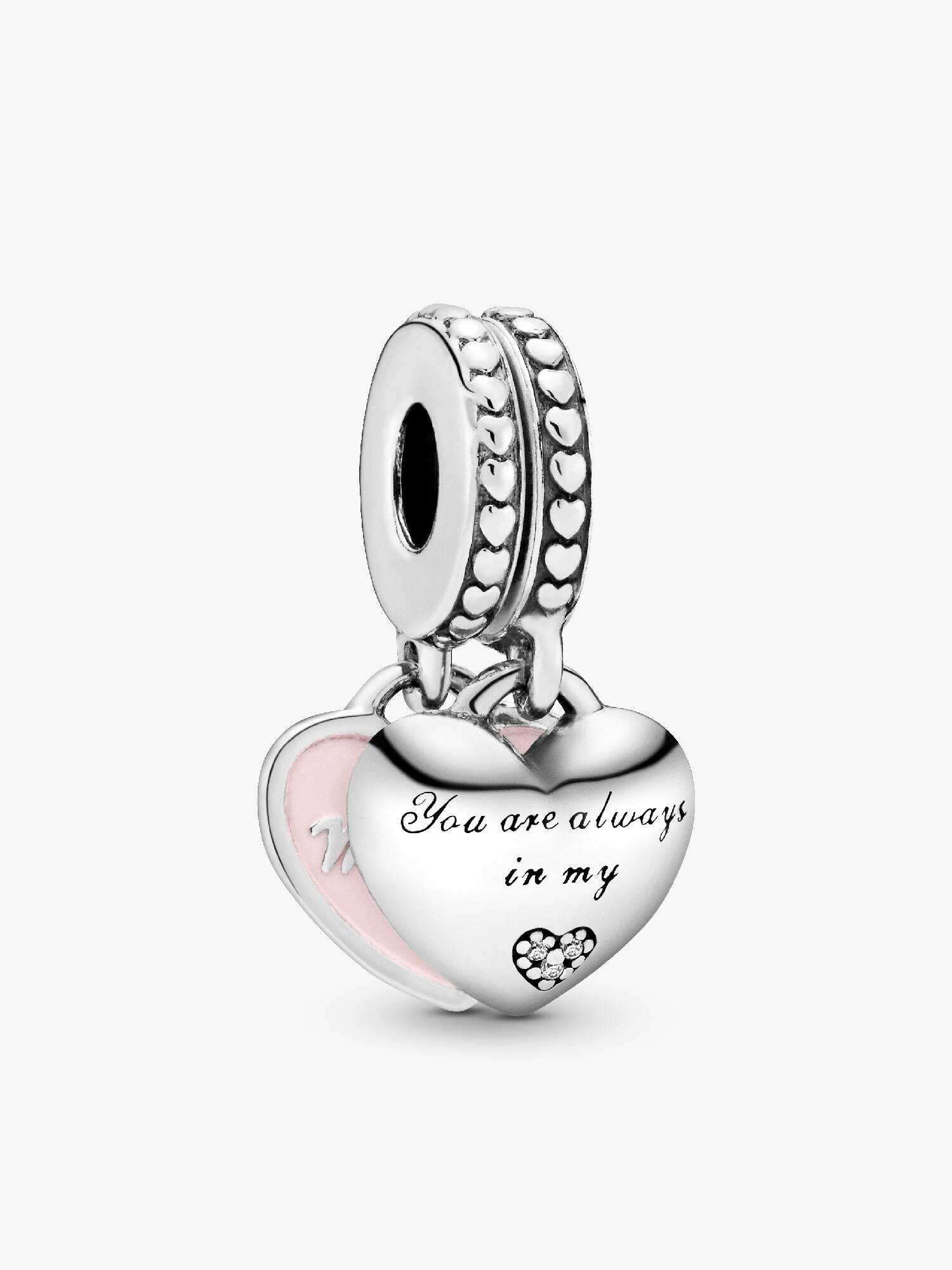 Charm colgante corazones Madre e Hija