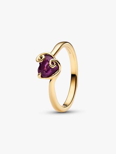 Anillo Corazón púrpura Sally de El Extraño Mundo de Jack de Disney