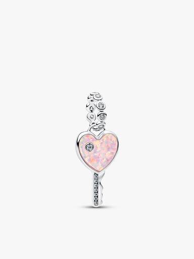 Set de collar Llave de corazón y candado
