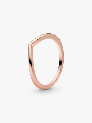 Anillo Hueso de los deseos pulido