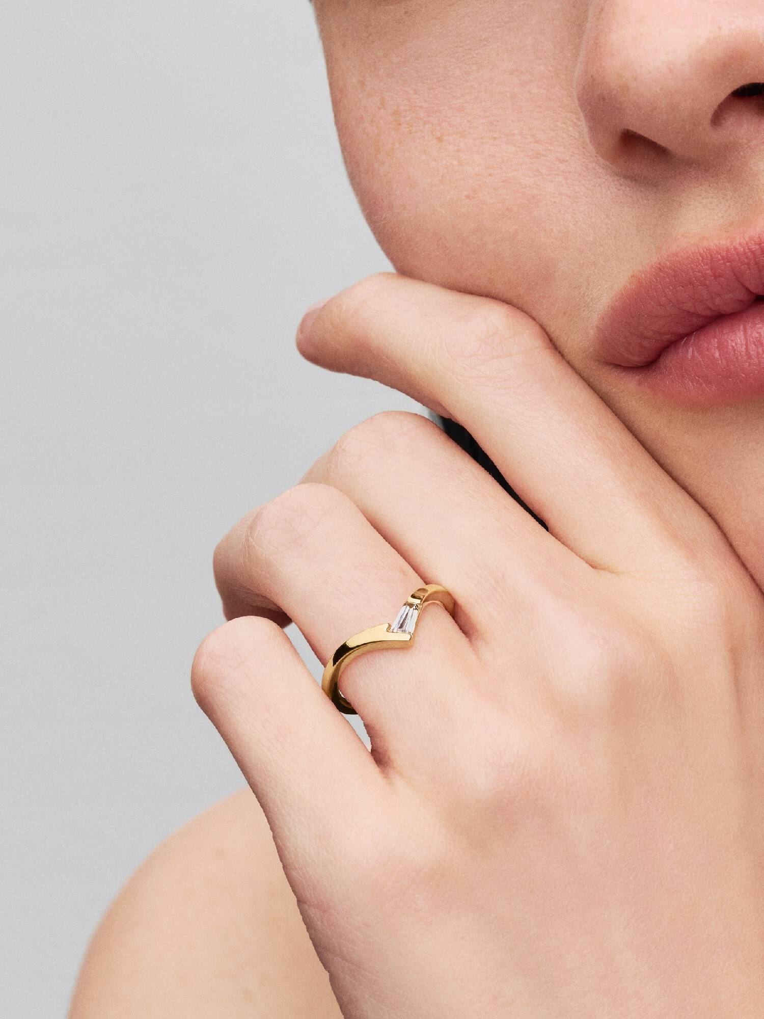 Anillo Tiara Baguette