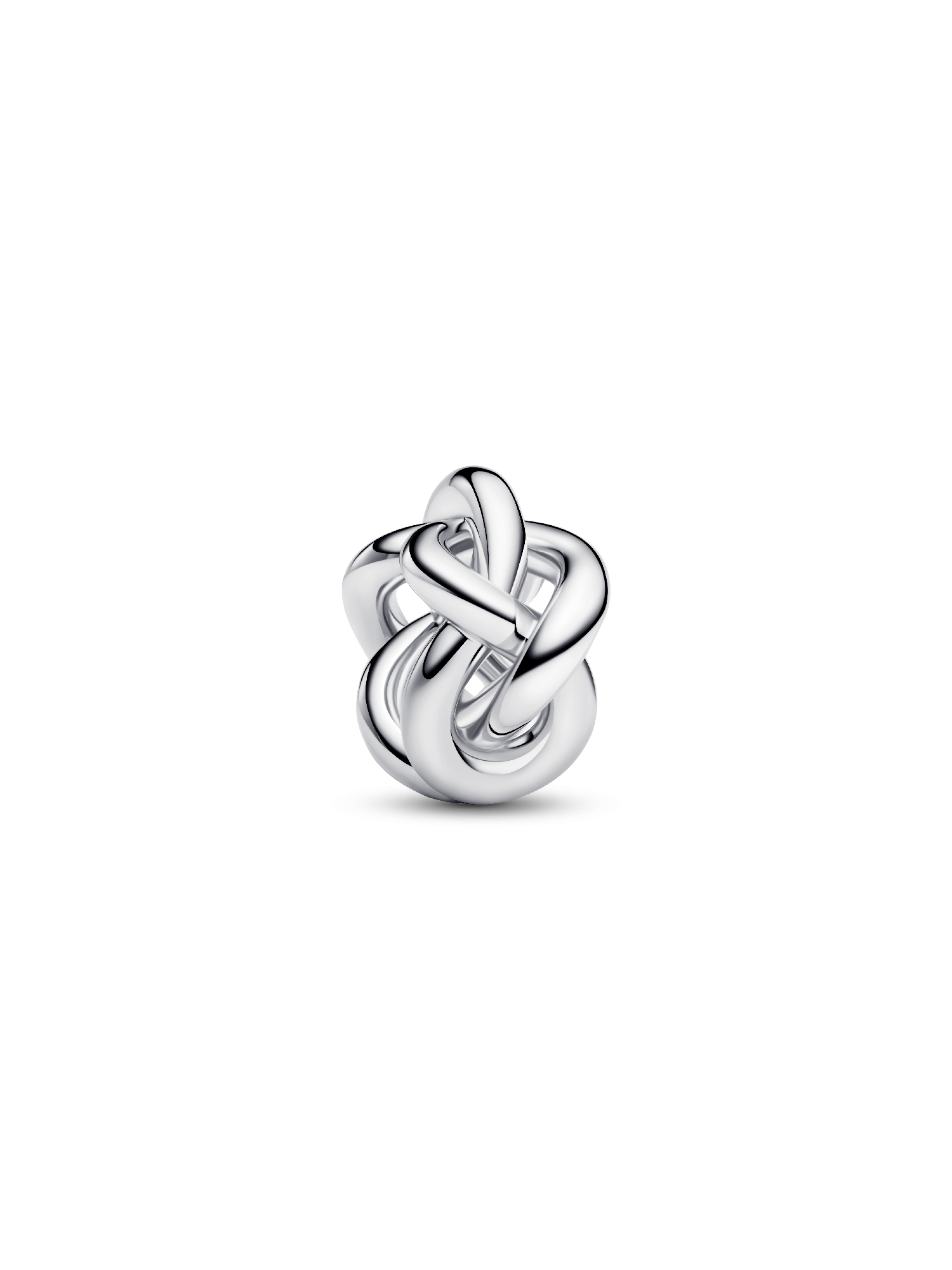 Charm Nudo Infinito Plateado