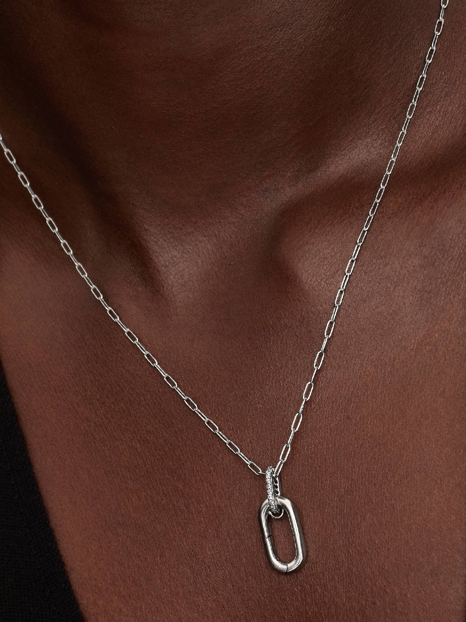 Collar con colgante Eslabón que se puede Abrir