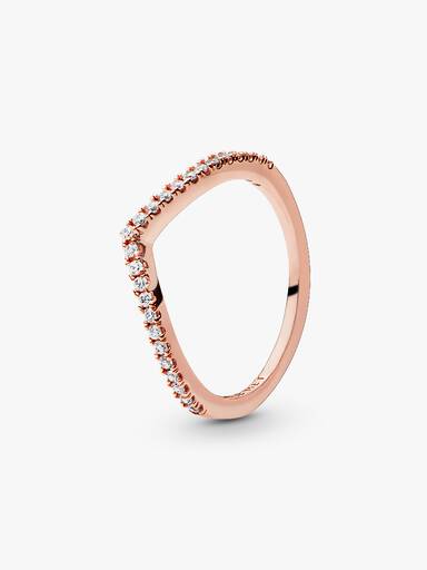 Anillo Hueso de los deseos deslumbrante