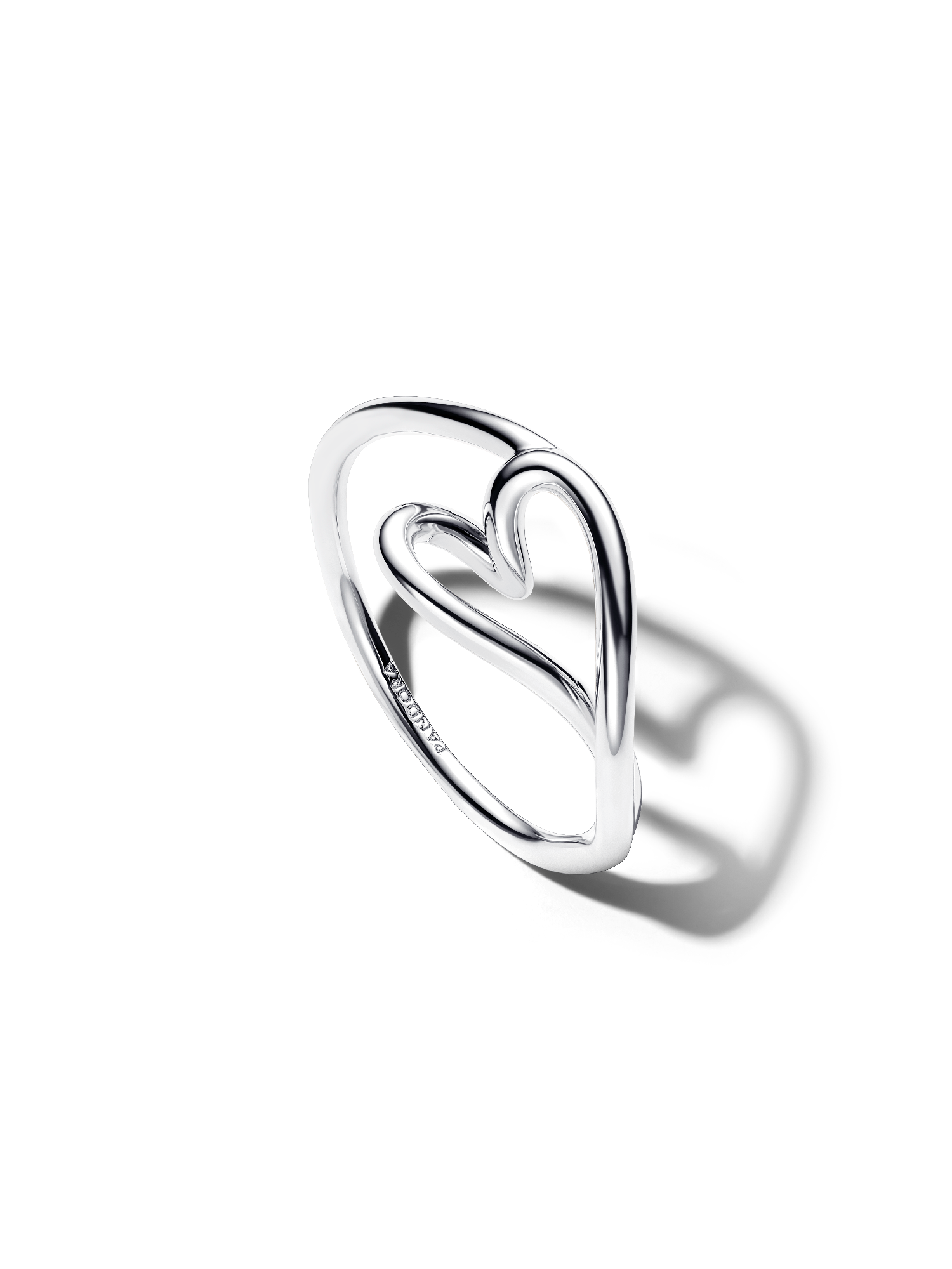 Anillo pequeño Corazón con forma orgánica