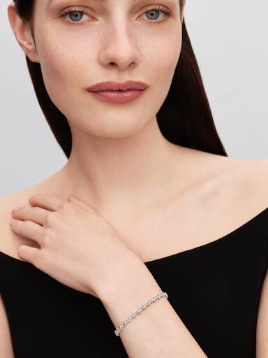 Pulsera de tenis Triángulo reluciente