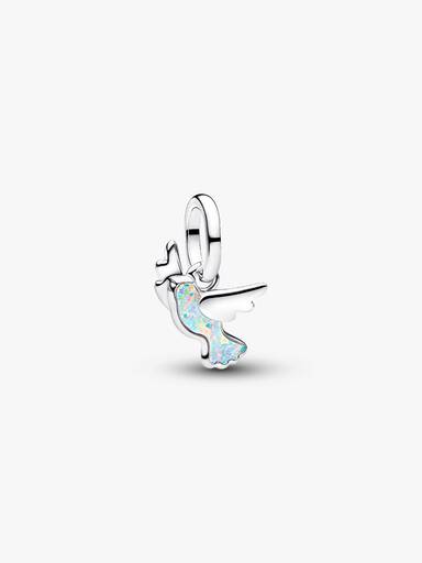 Mini Charm Colgante Paloma Blanca
