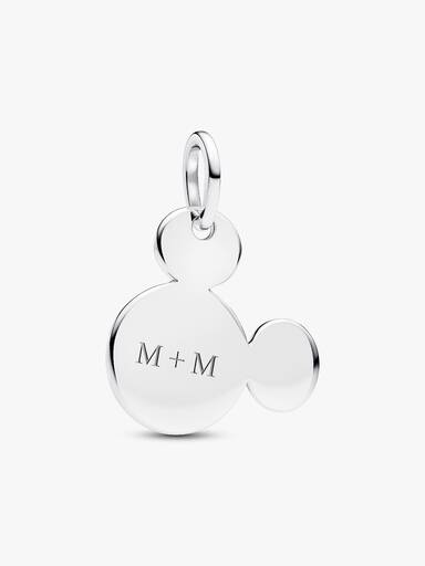 Charm colgante grabable Mickey Mouse de Disney