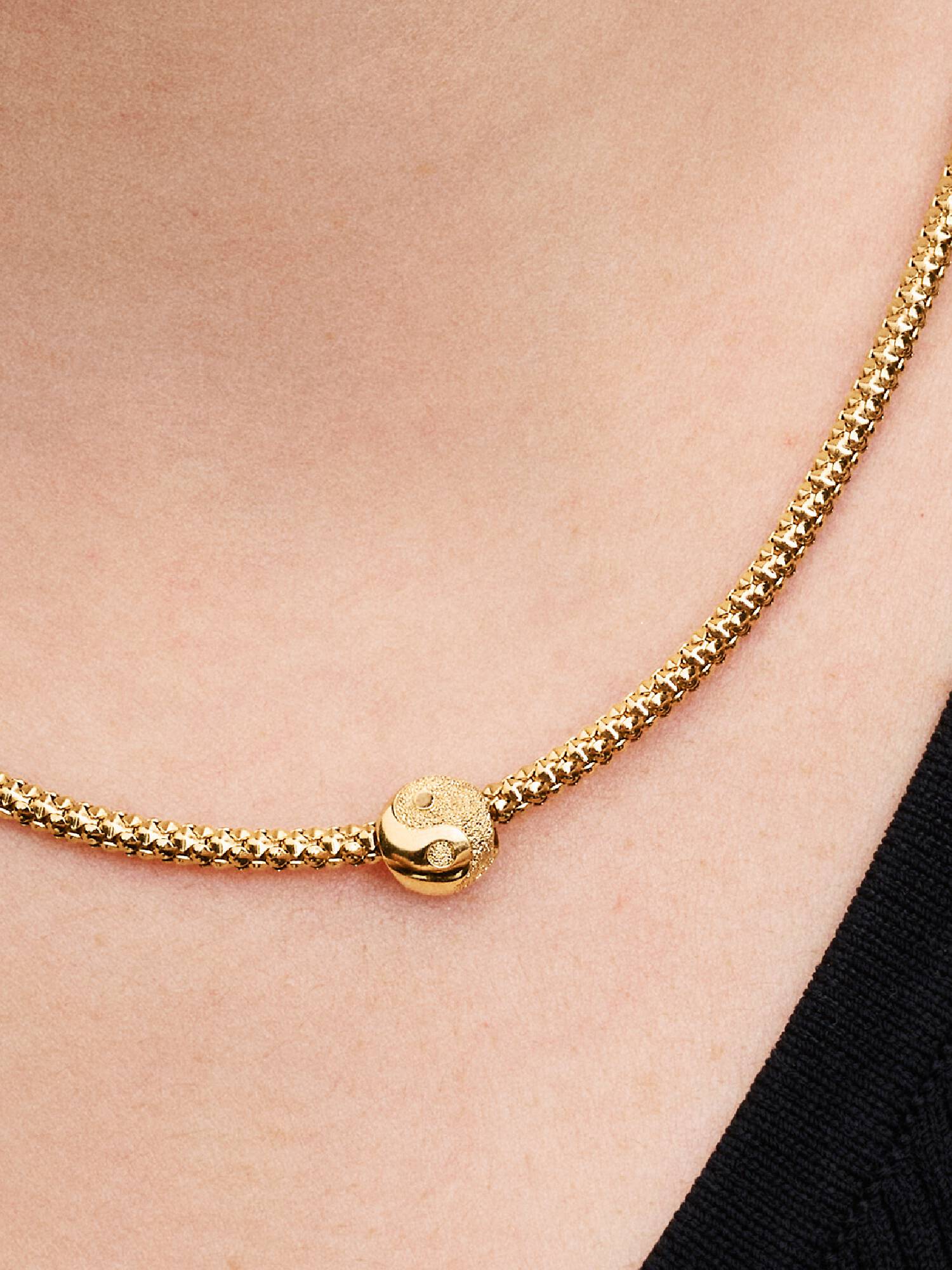 Mini Charm Yin y Yang con textura