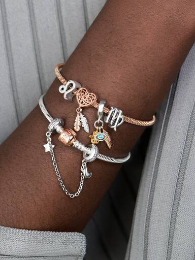 Charm colgante Hamsa, el Ojo que todo lo ve y Pluma de espiritualidad