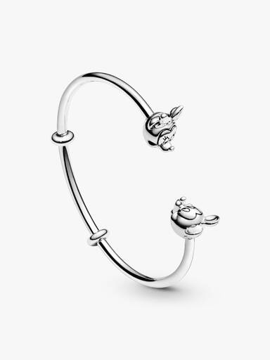 Brazalete Abierto Mickey Mouse y Minnie Mouse Disney Pandora Moments